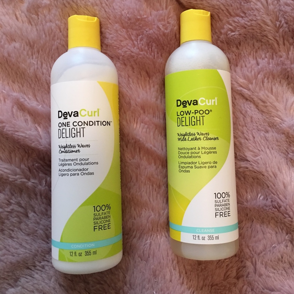 Deva Curl Low Poo Delight Shampoo and Conditioner